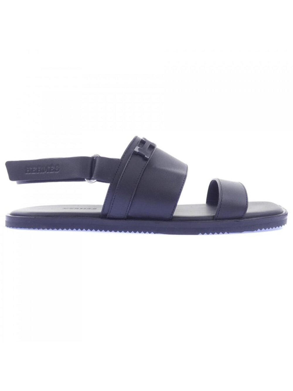 Hermes Henrio Sandals Black